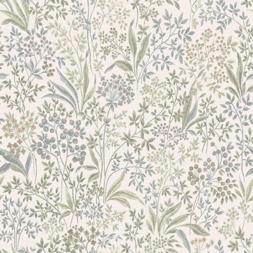 tapeta w gęste liście i kwiaty Boras Tapeter Vårt Arkiv Nocturne 2026