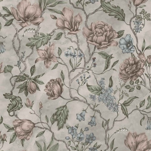 Tapeta w kwiaty 244-18 Sandberg Linda Clay