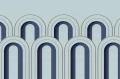 fototapeta R16102 Rebel Walls Well-Being Arch Deco Blue