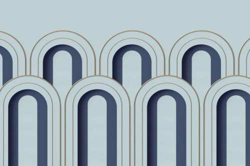 fototapeta R16102 Rebel Walls Well-Being Arch Deco Blue