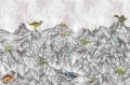 fototapeta R16991 Rebel Walls Well-Being Dinosaur Mountain