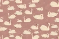 fototapeta z łabędziem R17122 Rebel Walls Well-Being Cygne Rose