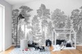 fototapeta las R17201  Scandinavian Bellewood Gray
