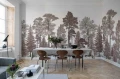 fototapeta las R17203  Scandinavian Bellewood Dawn