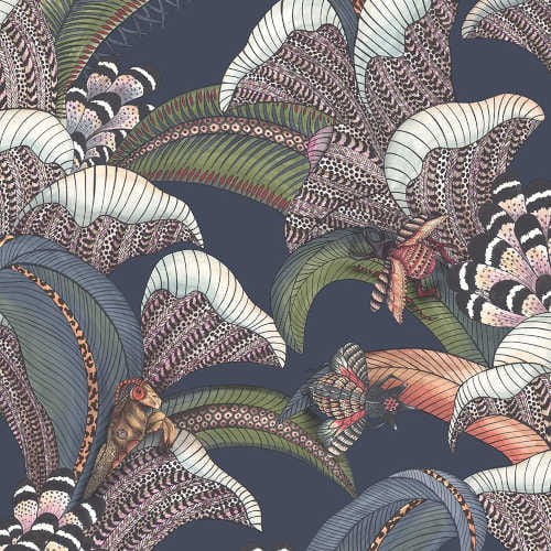 tapeta w liście 119/1006 Cole&Son Ardmore Jabula Hoopoe Leaves