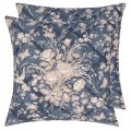 CCRL8022 Poduszka w kwiaty Ralph Lauren Eliza Floral Vintage Blue Cushio