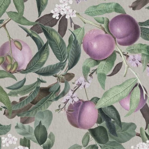 tapeta w brzoskwinie Rebel Walls Dreamland R17991 Peach Valley Lilac