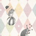 tapeta romby Rebel Walls Dreamland R18042 Circus Corner Pastel