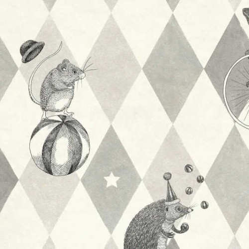 tapeta romby Rebel Walls Dreamland R18043 Circus Corner Pastel