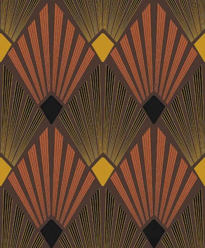 tapeta geometryczna w stylu Art Deco Diego Sierra Havana HAV401 Khroma