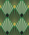 tapeta geometryczna w stylu Art Deco Diego Viridis Havana HAV403 Khroma