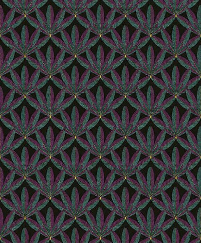 tapeta liście palmy Plume Viridian Havana HAV702 Khroma