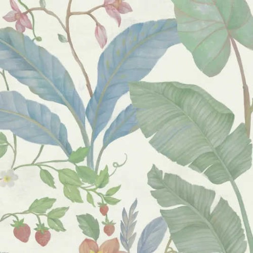 tapeta truskawki Rebel Walls Dreamland R18073 Strawberry Lane Ivory