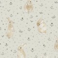 tapeta w króliki Rebel Walls Dreamland R18081 Bunny Field Sand