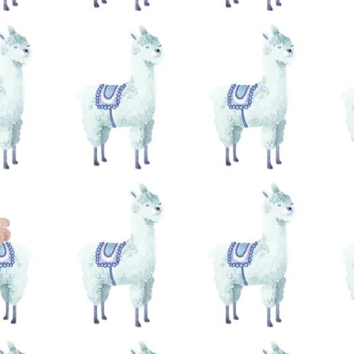 tapeta alpaki Rebel Walls Dreamland R18132 Alpaca Rebel Sky