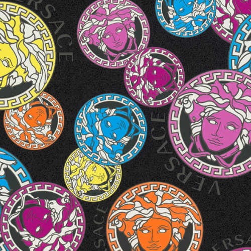 tapeta głowy Meduzy 38610-4 Versace V