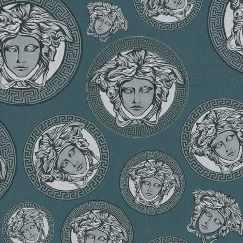 tapeta głowy Meduzy 38611-1 Versace V