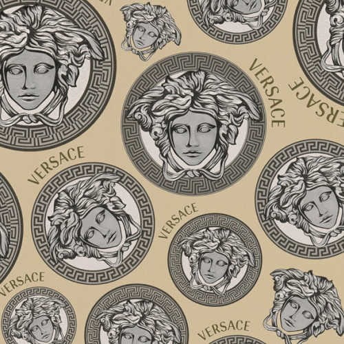 tapeta głowy Meduzy 38611-4 Versace V