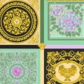 tapeta ornamenty kwadraty 38704-1 Versace V