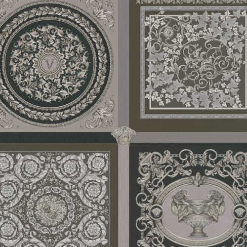 tapeta ornamenty kwadraty 38704-4 Versace V