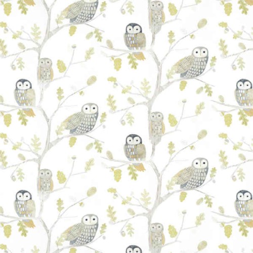 tapeta sowy Little Owls 112627 Harlequin Book Of Little Treasures Fabrics