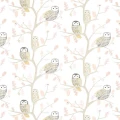 tapeta sowy Little Owls 112628 Harlequin Book Of Little Treasures Fabrics