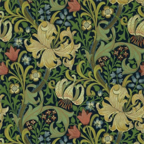William Morris tapeta 216816 Golden Lily
