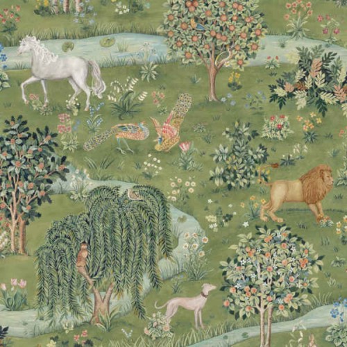 William Morris mural 217055 Owl & Willow