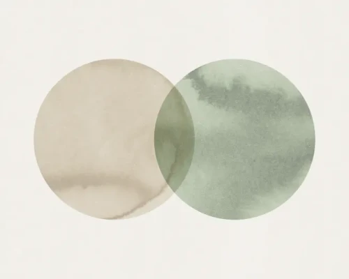 fototapeta koła R18331 Rebel Walls Simplicity Eclipse Beige Green