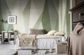 R18608 Rebel Walls Simplicity Crystal Moss