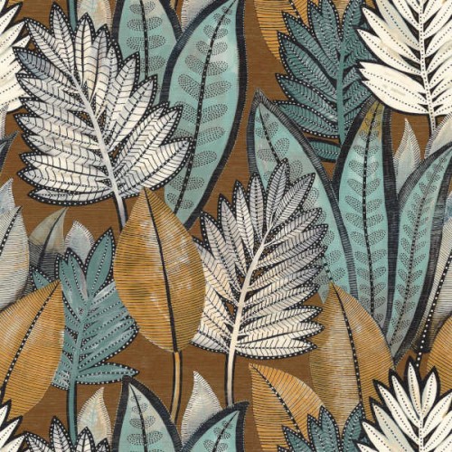 tapeta liście palmy 74680774 Casamance Aventura