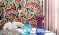 tapeta barwne kwiaty Myriad  Arte Essentials Tangram