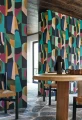 tapeta geometryczna  Casamance L`Atelier