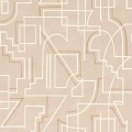 tapeta geometryczna 76021324 Mouvements Casamance