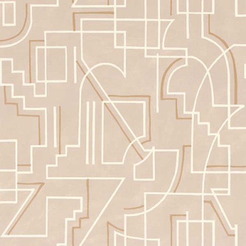 tapeta geometryczna 76021324 Mouvements Casamance