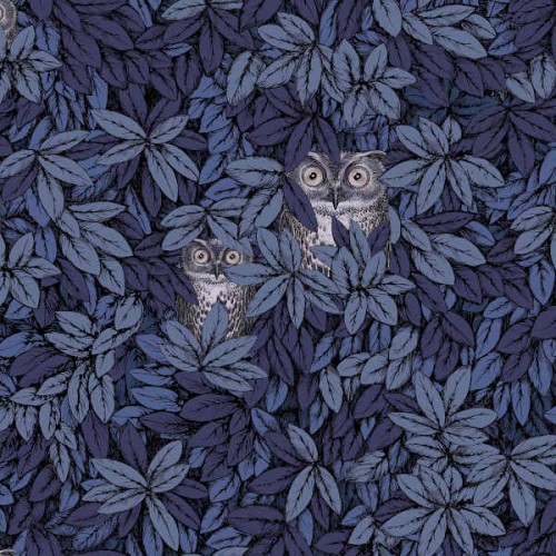 tapeta Cole&Son Foglie e Civette 123/11053 Fornasetti Senza Tempo II