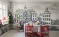tapeta zamek Lofstad Slott Graphite Lofstad Sandberg