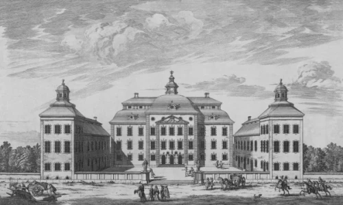 tapeta zamek Lofstad Slott Graphite 657-31 Lofstad Sandberg
