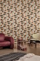 tapeta motyw labiryntu Arte Detour Marqueterie