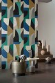 tapeta geometryczna mozaika Arte 72771 Puzzle Marqueterie