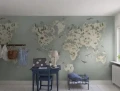 mural zwierzęca mapa świata 6946 Newbie II Boras Tapeter