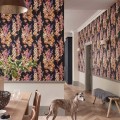 Hollyhocks  tapeta Sanderson One Sixty