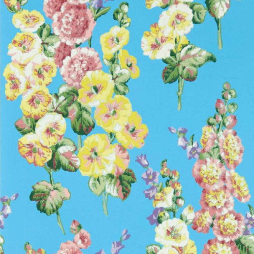 Hollyhocks 217033 tapeta Sanderson One Sixty