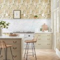 Hollyhocks  tapeta Sanderson One Sixty