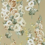 Hollyhocks  217034 tapeta Sanderson One Sixty      