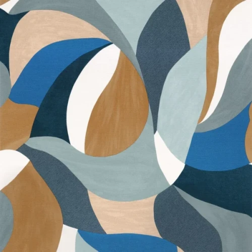 tapeta liście migdałowca Mandorla 76200508 Casamance Terra Rossa