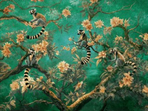 fototapeta w lemury Aurea 995 32 2401 Wallcraft