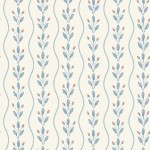  tapeta roślinna z falującymi paskami Boras Tapeter 7779 Adorn Flower Buds