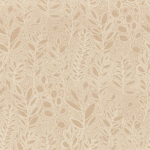 tapeta z roślinnym haftem Casamance 76680202 Palmadora Astragale