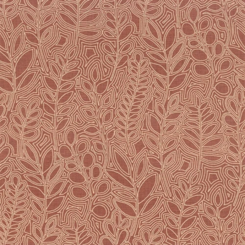 tapeta z roślinnym haftem Casamance 76680814 Palmadora Astragale